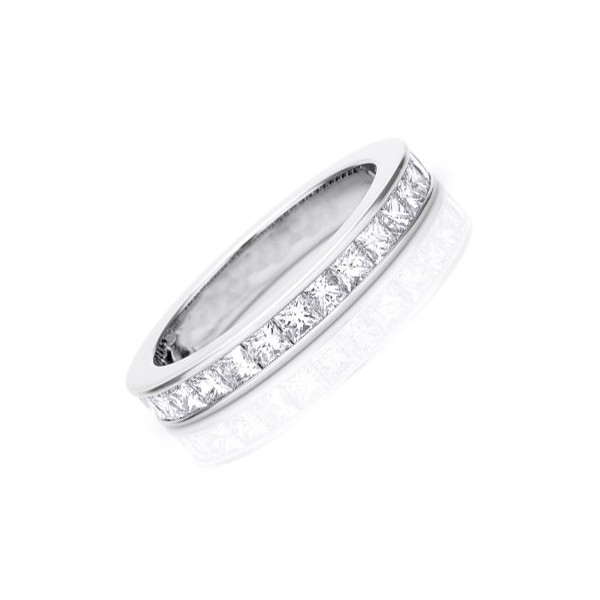 ... wedding bands 2 carat eternity princess cut diamond wedding band ring
