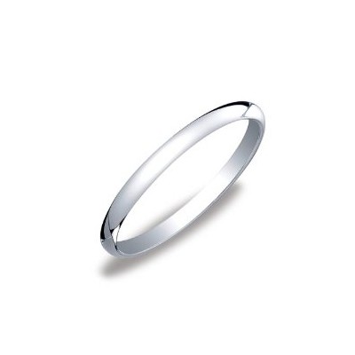 2mm Comfort Fit Weding Band on 14k White Gold
