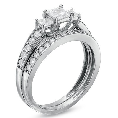 stone ring three jeenjewels diamond bridal sets