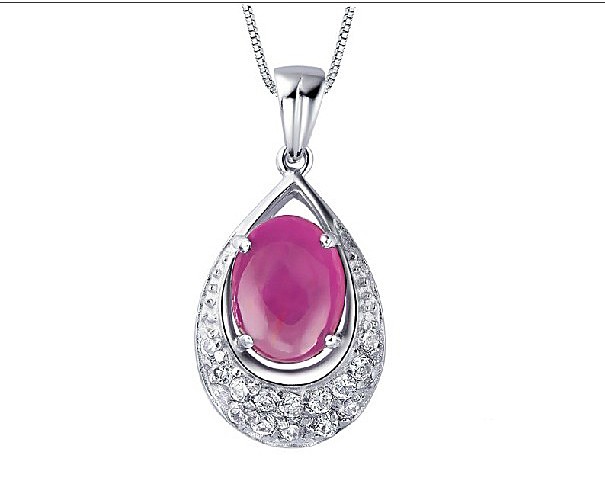 1 5 Carat Ruby Pendant For Women At Inexpensive Price JeenJewels
