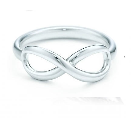 ...  Vintage Inspired Rings  Inexpensive Infinity Ring on White Gold