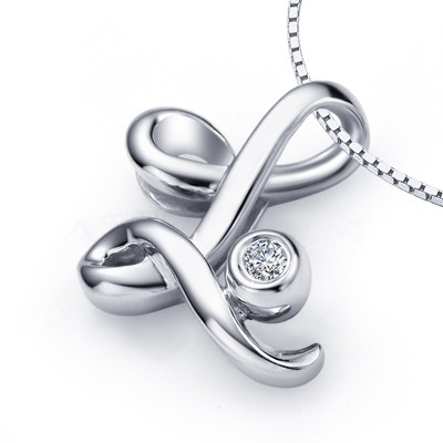 diamond pendant initial gold 10k alphabet jeenjewels pendants