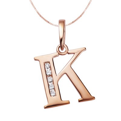 diamond pendant 18k initial alphabet gold jeenjewels pendants