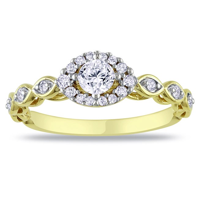Inexpensive engagement rings antique