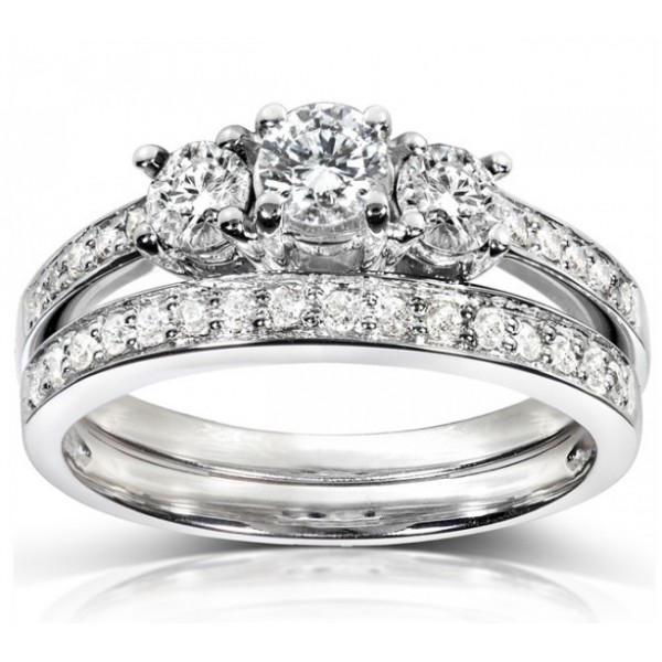 home bridal sets bridal sets graceful cheap diamond wedding ring set 1 ...