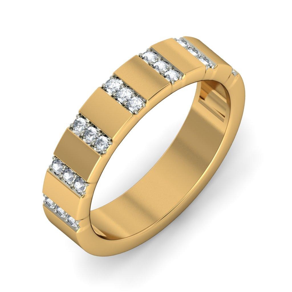Unique Luxurious Diamond Wedding Ring Band for Her