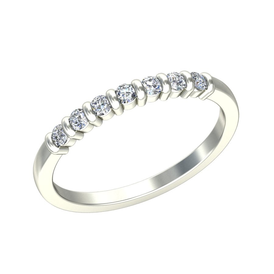 Home  new products  Round Diamond Wedding Band for Her on Sale