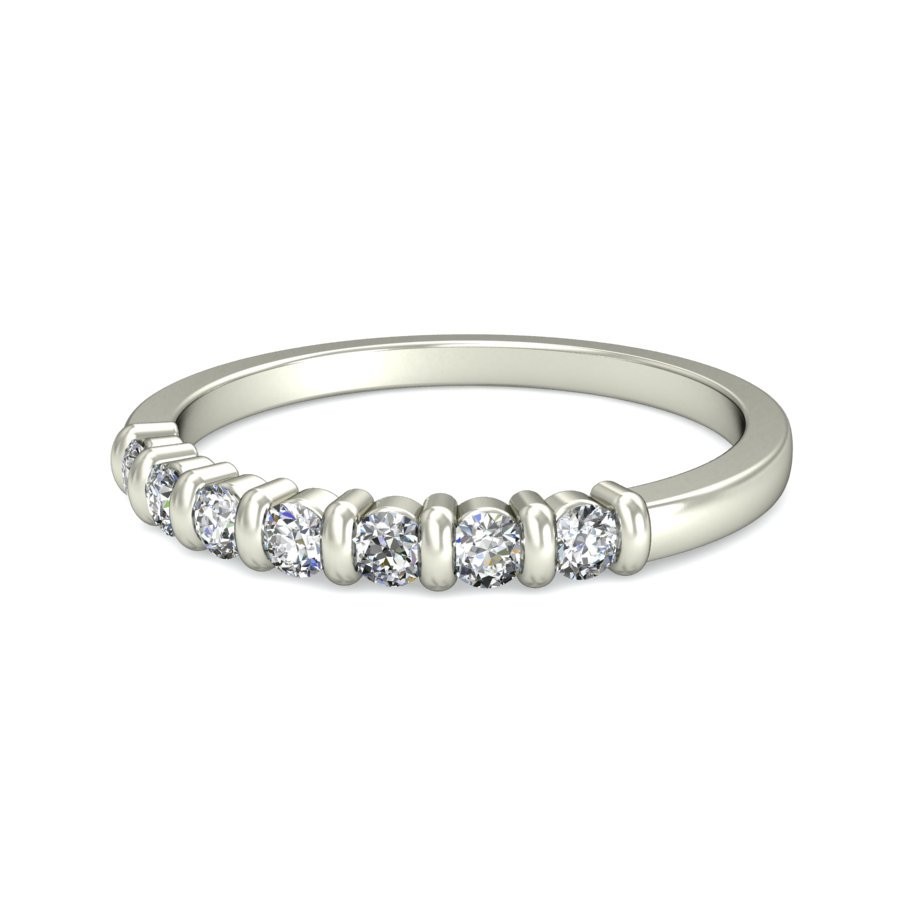 Home  new products  Round Diamond Wedding Band for Her on Sale