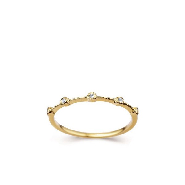 1 5 Carat Women Diamond Wedding Band On 10k Yellow Gold Jeenjewels