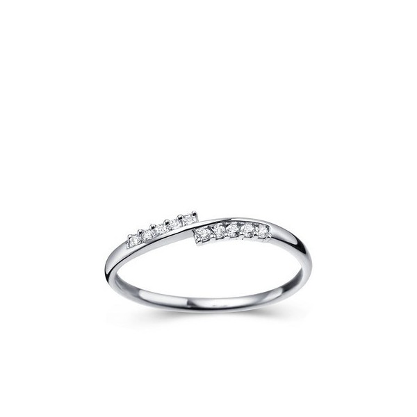 Inexpensive 1 4 Carat Bridal Diamond Wedding Band On 14k White Gold