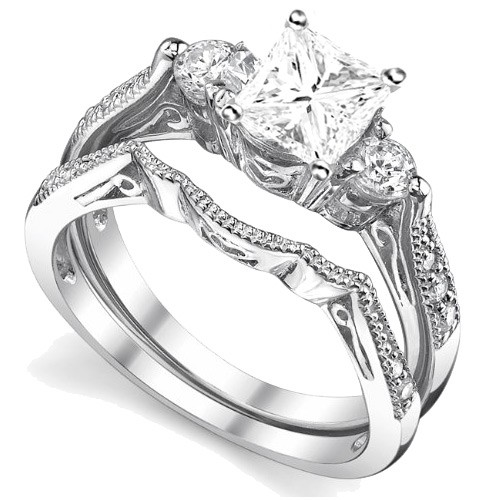 Antique wedding rings sets