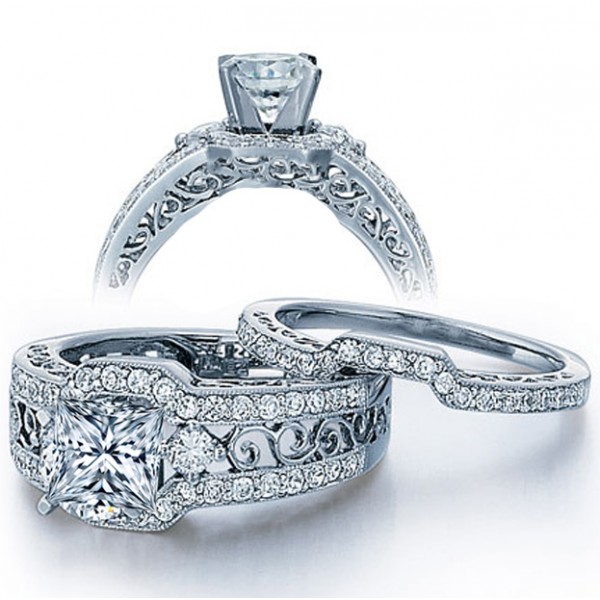Vintage Style Wedding Ring Sets 28