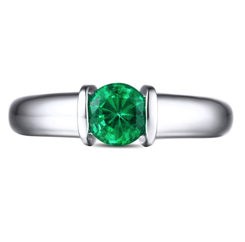 Engagement rings emerald stone