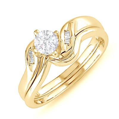 ring diamond bridal gia certified jeenjewels rings gold carat 10k princess cut