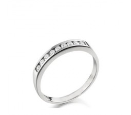 .25 Carat Diamond Wedding Band Ring on 10k White Gold