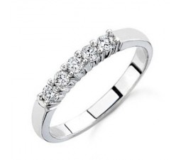 .25 Carat Diamond Wedding Band on 10k White Gold