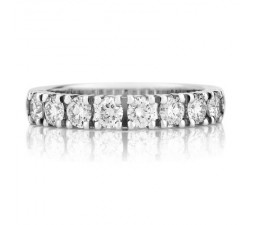 1 Carat Diamond Wedding Band on 14k White Gold