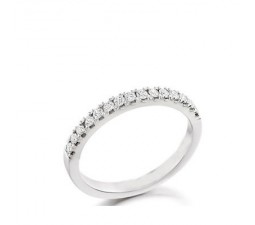 .25 Carat Diamond Wedding Band on 14k White Gold