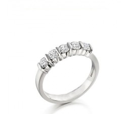 .25 Carat Diamond Wedding Band Ring on 14k White Gold