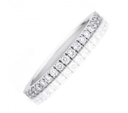 .50 Carat Diamond Wedding Band on 14k White Gold