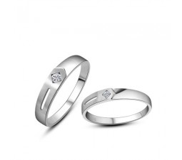 Affordable Diamond Couple Rings Band