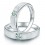 Satin finish Couples Diamond Wedding Ring Bands