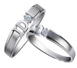 Say "I DO" Couples Wedding Diamond Ring Bands