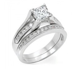 1 Carat Diamond Wedding Set on Sale