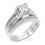 1 Carat Diamond Wedding Set on Sale