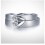 Inexpensive Heart Shape Couples Matching Wedding Band Rings on Silver