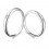 Inexpensive Couples Matching Diamond Wedding Ring Bands on Silver