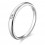 Inexpensive Couples Matching Diamond Wedding Ring Bands on Silver