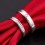 Inexpensive Couples Matching Diamond Wedding Ring Bands on Silver