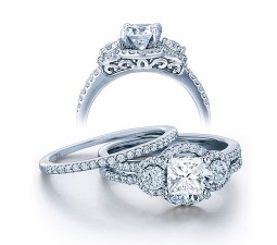 Wedding Ring Set on