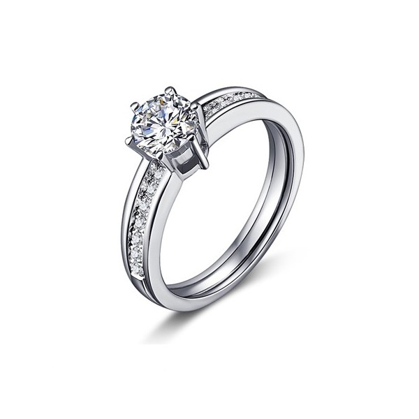 Perfect Diamond Wedding Ring set on - JeenJewels
