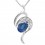 1 Carat solitaire Sapphire Necklace Pendant for Women