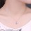 1 Carat solitaire Sapphire Necklace Pendant for Women