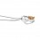 1 Carat Citrine Heart Shape Necklace Pendant for Women