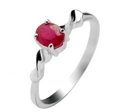 1 Carat Ruby Engagement Ring for Her on sale