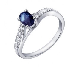 Cheap .50 Carat Sapphire Wedding Ring Band for Women on Sale