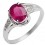 Cheap 1.5 Carat Ruby Engagement Ring for Her on closeout sale