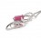 1 Carat Ruby Pendant Necklace for Women
