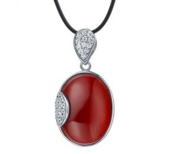 Agate necklace pendant for women 