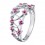 2 Carat Ruby Wedding Band Ring for women