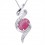 1 Carat Antique Ruby pendant necklace for Women