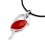 Red agate pendant necklace for women on sale