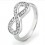 Classic Infinity Ring with 1/4 Carat diamonds on Gold