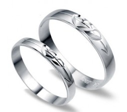 Unique His and Her matching Wedding Ring Bands