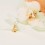 1/20 Carat Kissing Fish Diamond Pendant on 10k Yellow Gold