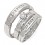 Affordable Half Carat Trio Wedding Ring Set for Him and Her